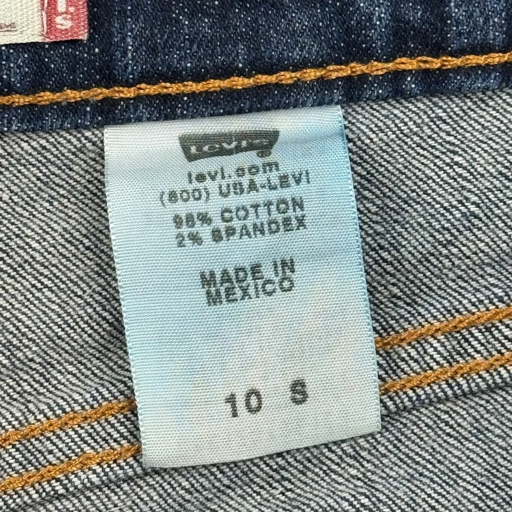 Levis Jeans Women 30x27 Blue 515 Bootcut Dark Wash Mid Rise Casual Classic Pants